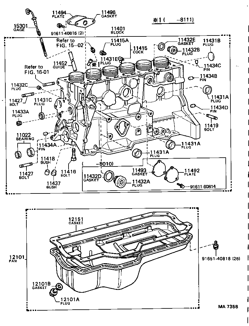  CRESSIDA |  CYLINDER BLOCK