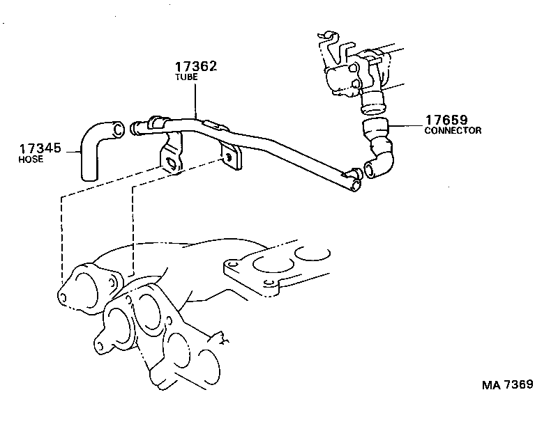  CAMRY |  MANIFOLD AIR INJECTION SYSTEM