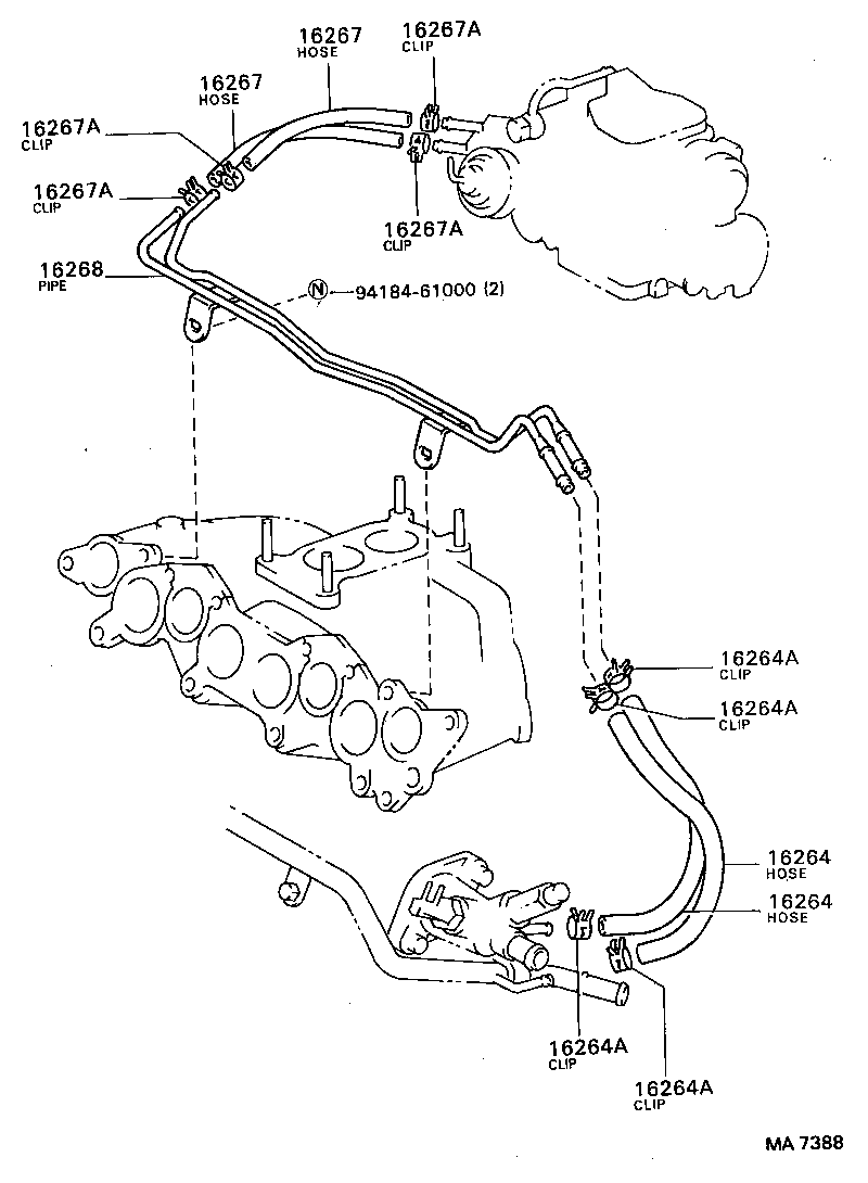  CAMRY |  RADIATOR WATER OUTLET