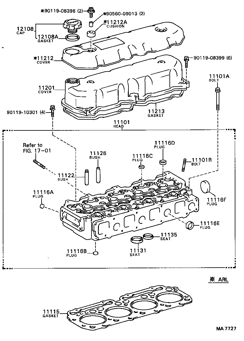  DYNA |  CYLINDER HEAD
