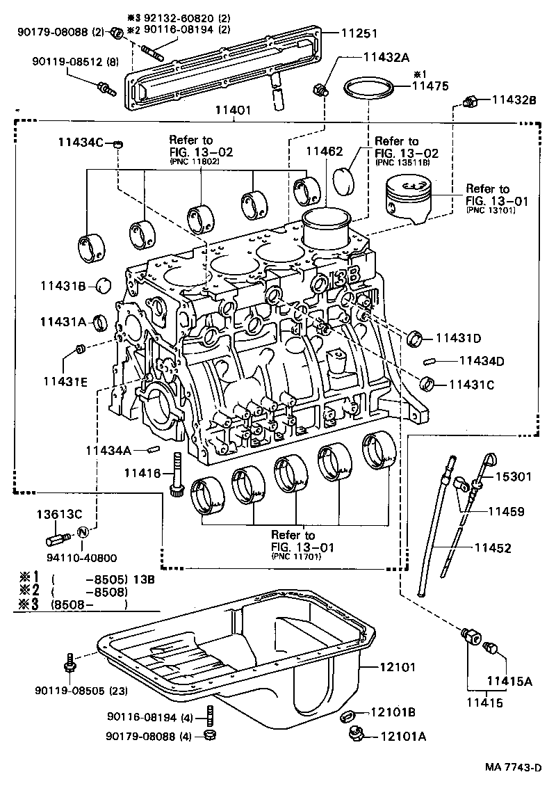  DYNA |  CYLINDER BLOCK