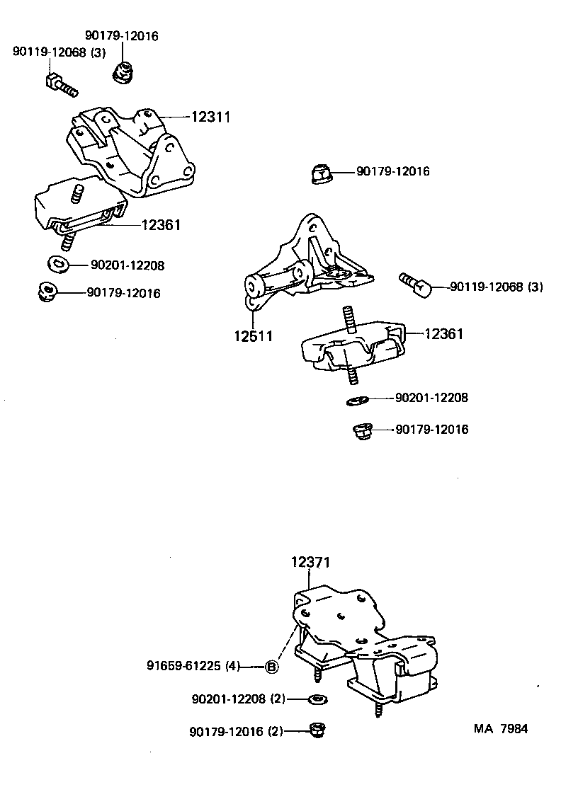  LAND CRUISER 60 |  MOUNTING