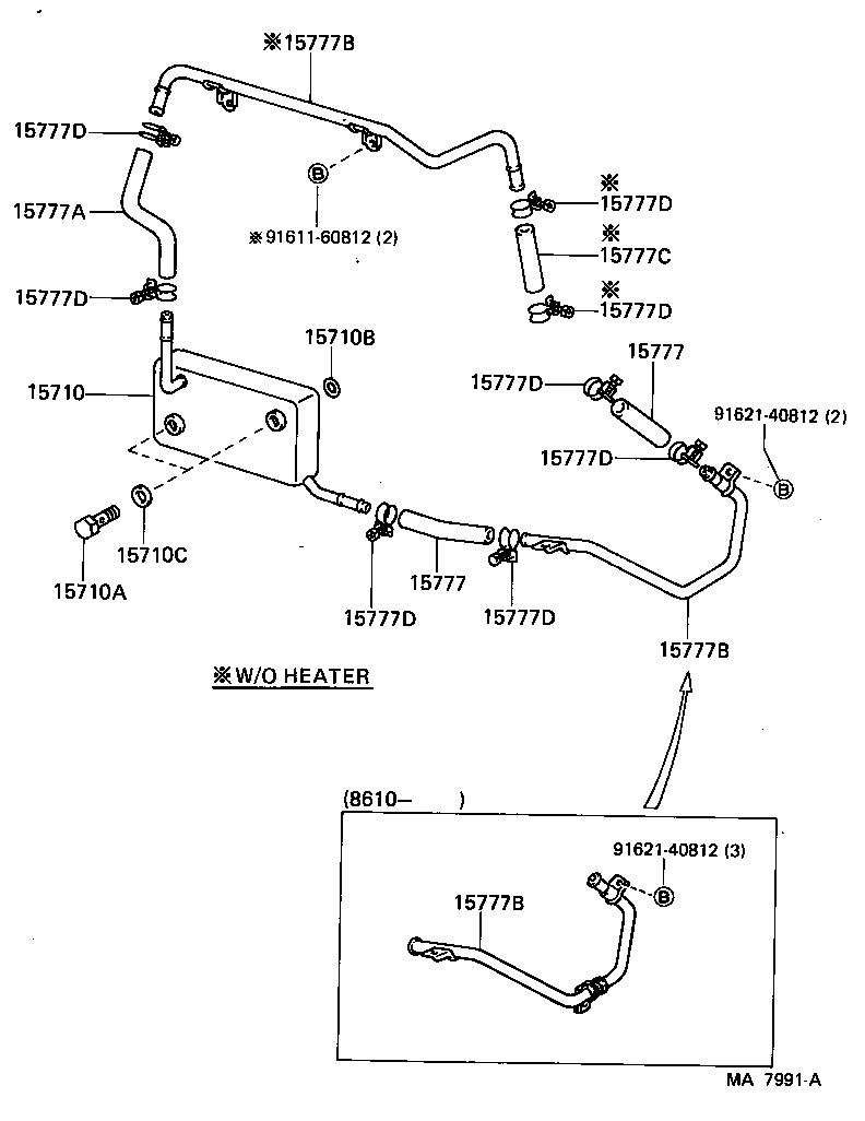  LAND CRUISER 60 |  ENGINE OIL COOLER