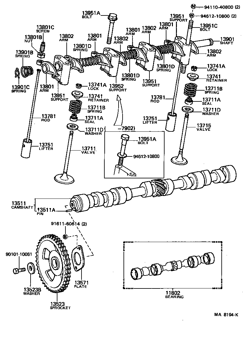  STARLET |  CAMSHAFT VALVE