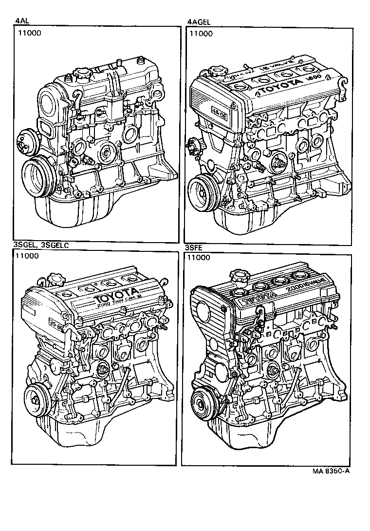  CELICA |  PARTIAL ENGINE ASSEMBLY