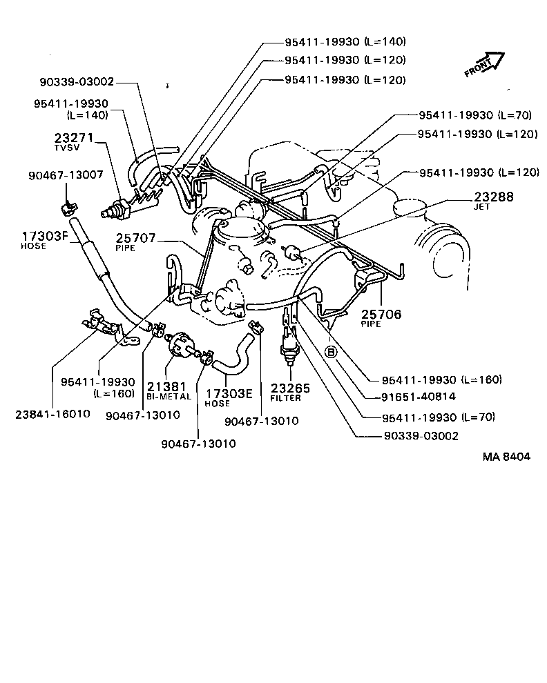  CELICA |  VACUUM PIPING