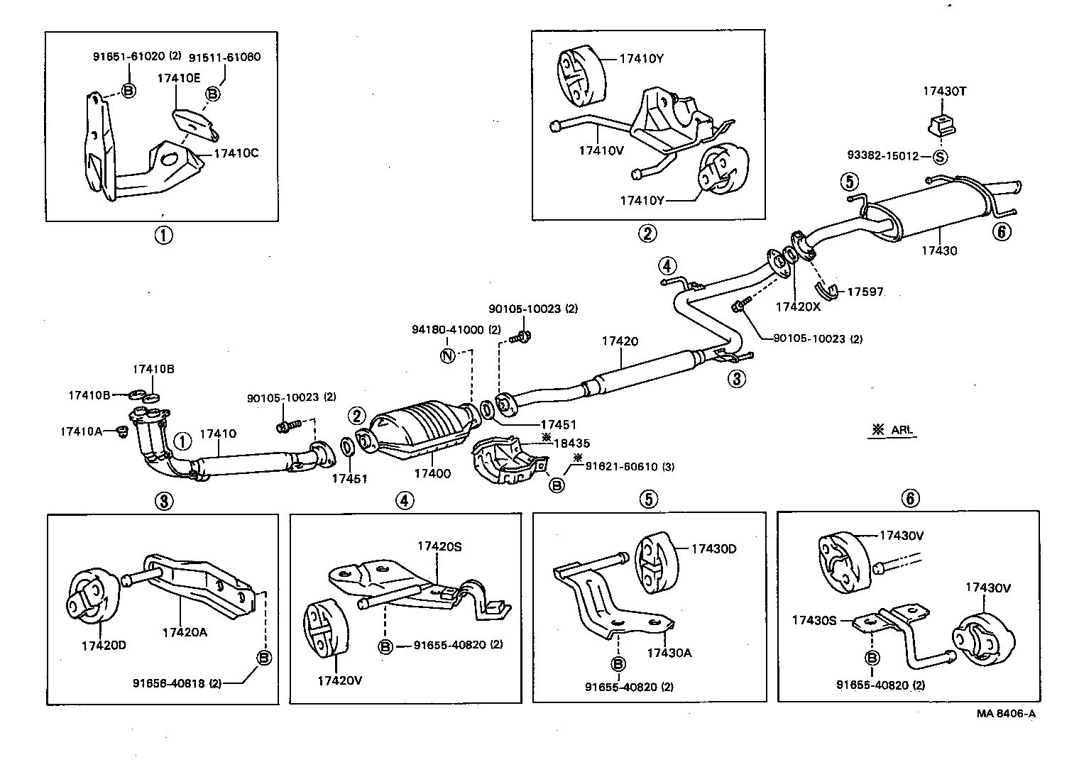 CAMRY |  EXHAUST PIPE