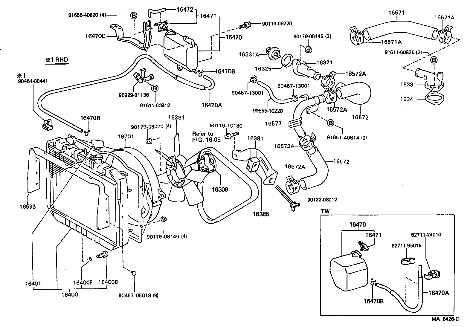  DYNA150 |  RADIATOR WATER OUTLET