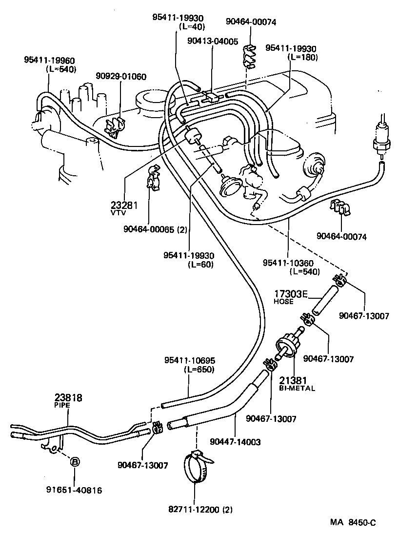  DYNA100 |  VACUUM PIPING
