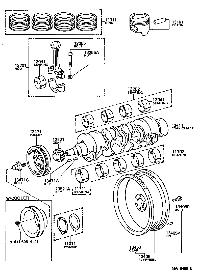  DYNA150 |  CRANKSHAFT PISTON