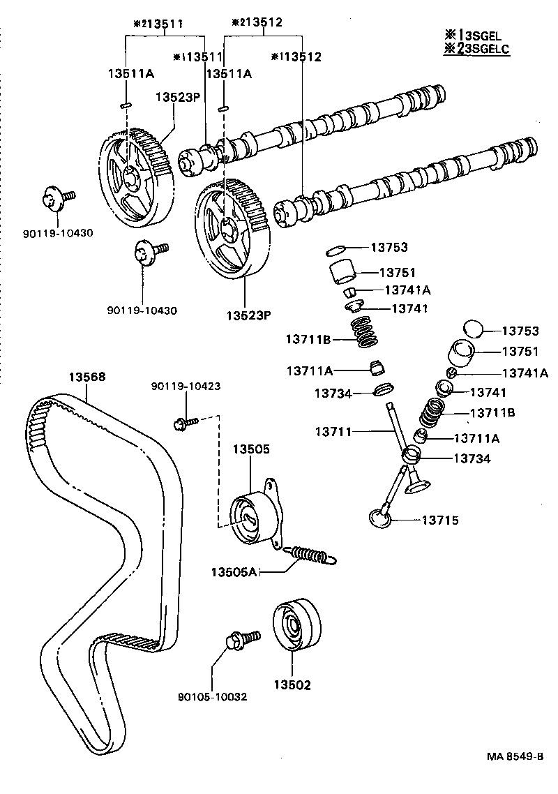  CELICA |  CAMSHAFT VALVE