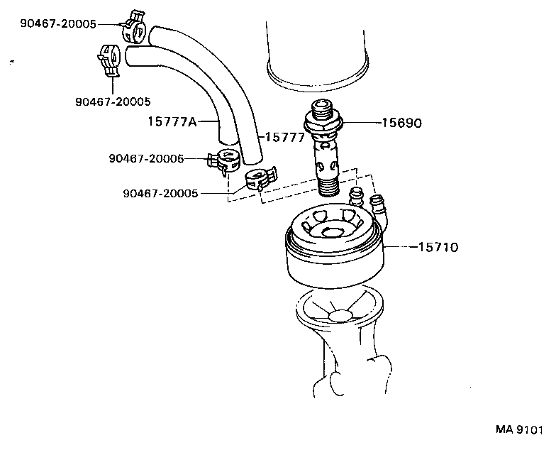  DYNA |  ENGINE OIL COOLER