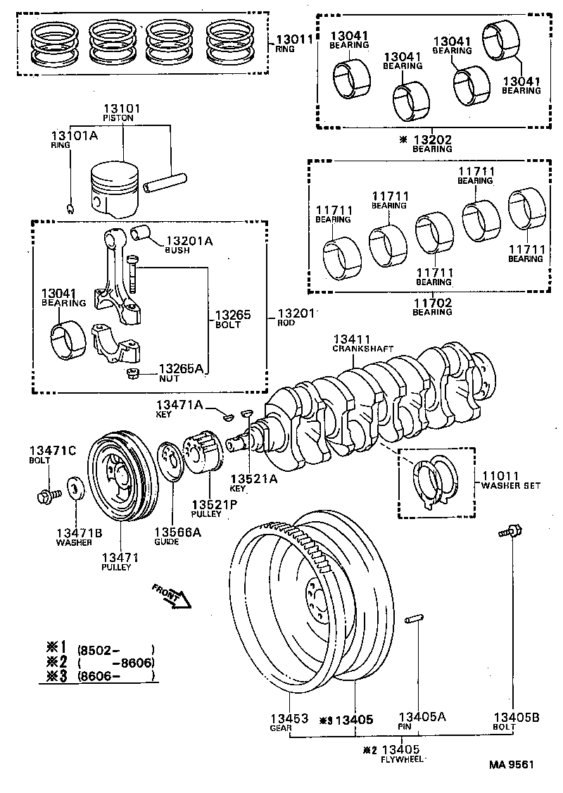  CAMRY |  CRANKSHAFT PISTON