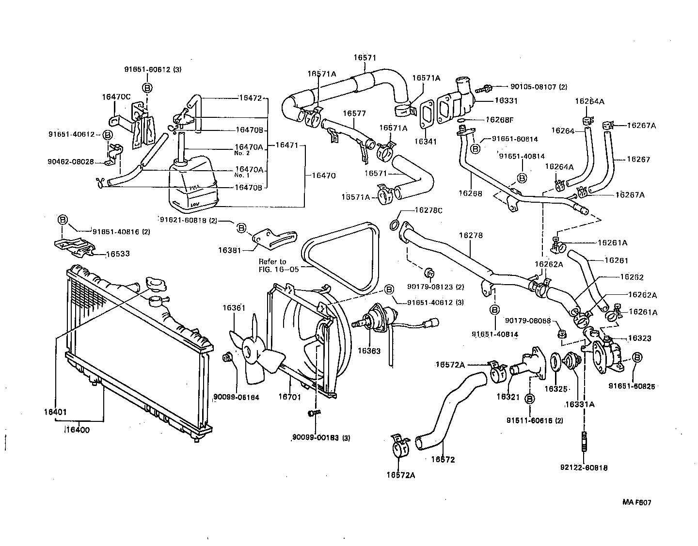  CELICA |  RADIATOR WATER OUTLET