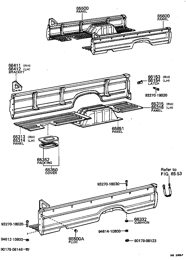  TOYOACE |  REAR BODY SIDE PANEL