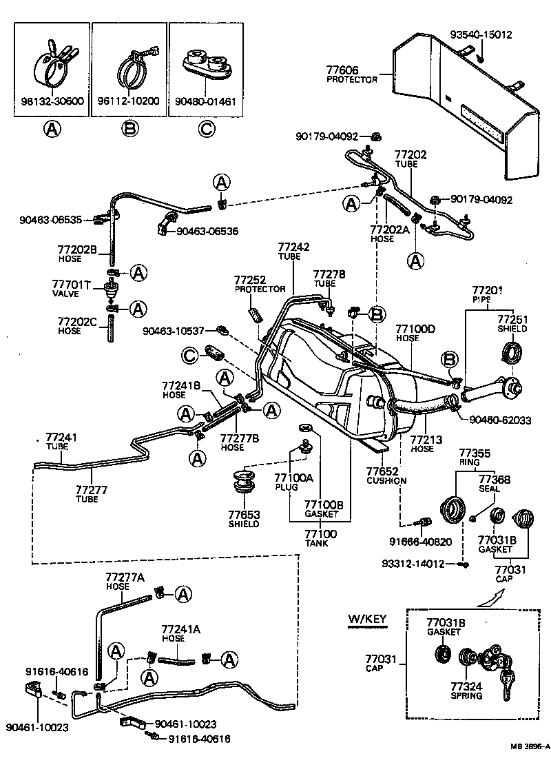 CARINA |  FUEL TANK TUBE