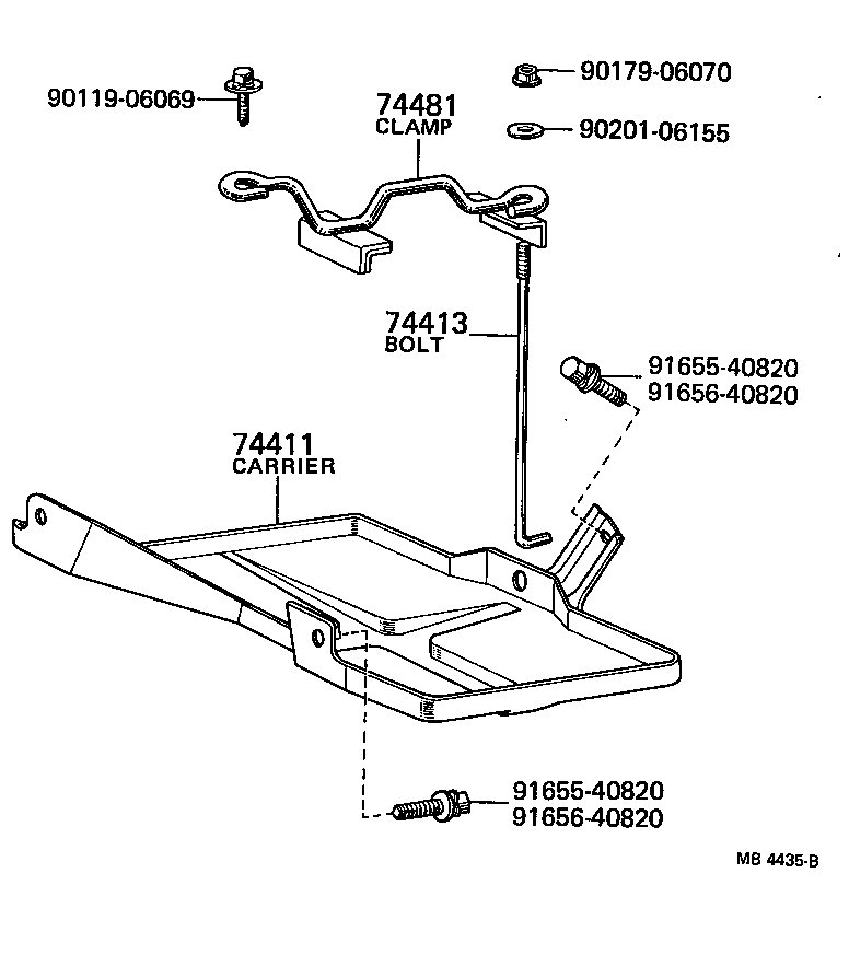  CROWN |  BATTERY CARRIER