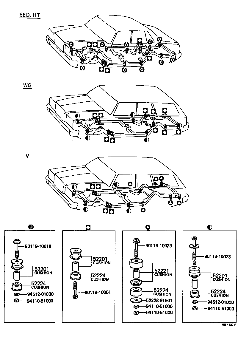  CROWN |  BODY MOUNTING