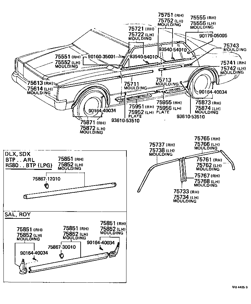  CROWN |  SIDE MOULDING