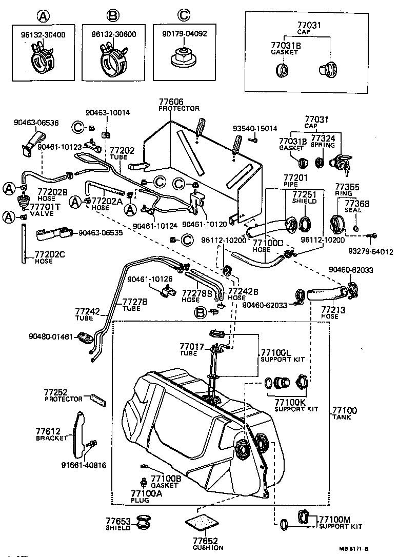  CARINA |  FUEL TANK TUBE