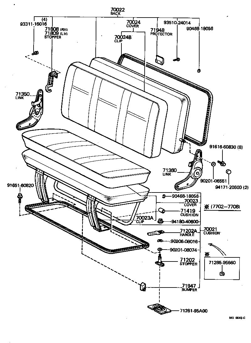  HIACE |  SEAT SEAT TRACK