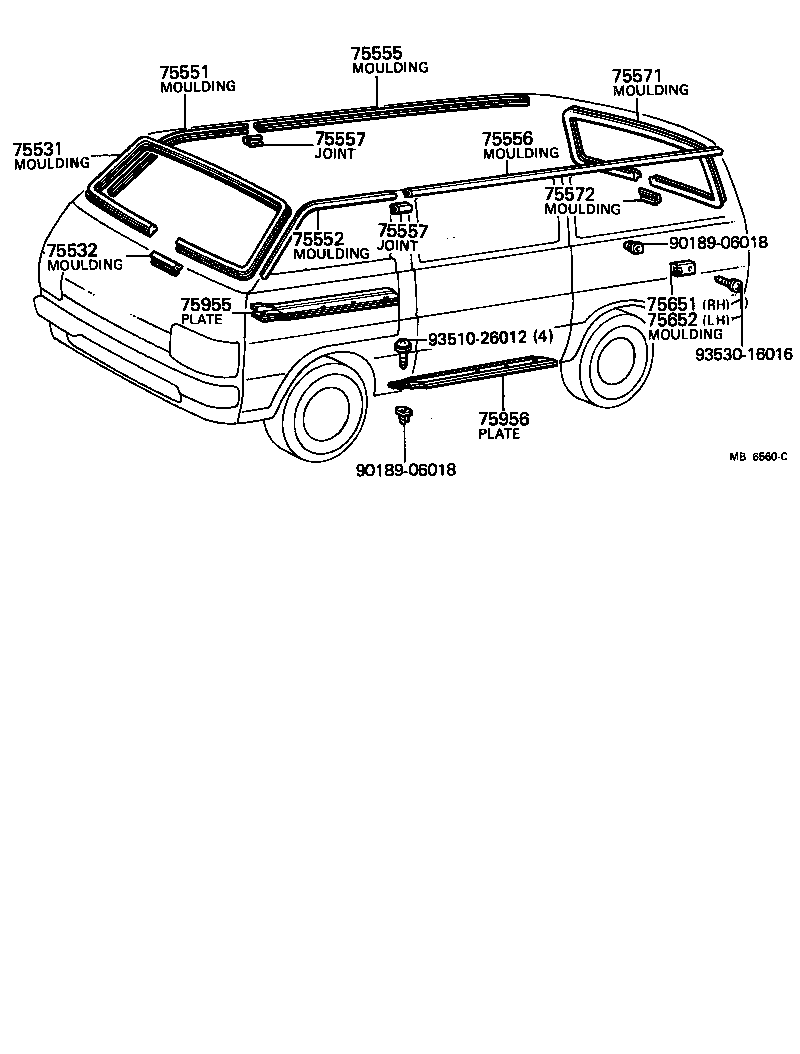  HIACE |  MOULDING