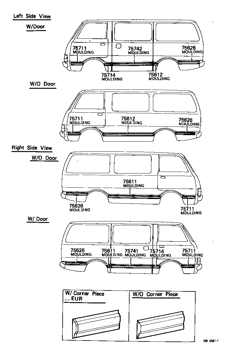  HIACE |  MOULDING