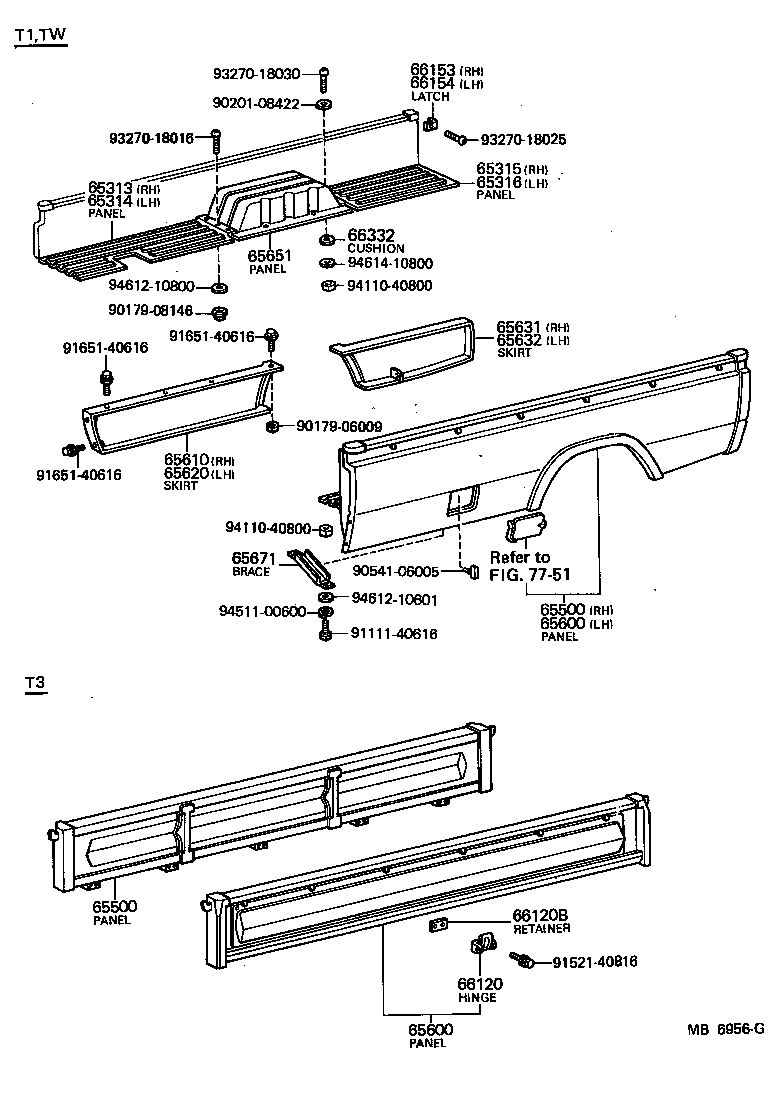  HIACE |  REAR BODY SIDE PANEL