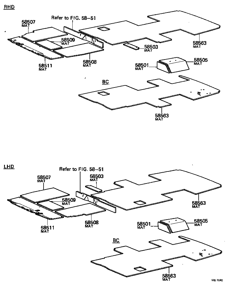  COASTER |  FLOOR MAT SILENCER PAD