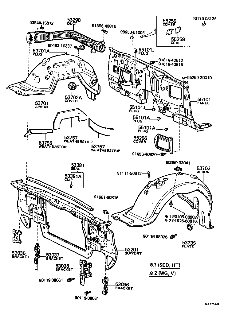  CROWN |  FRONT FENDER APRON DASH PANEL