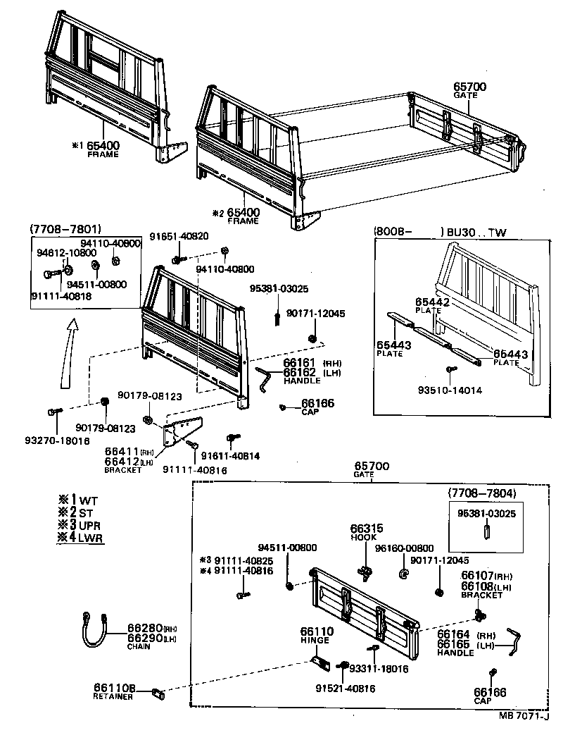  DYNA |  REAR BODY GUARD FRAME TAIL GATE