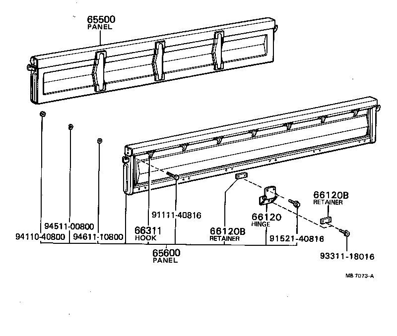  DYNA |  REAR BODY SIDE PANEL