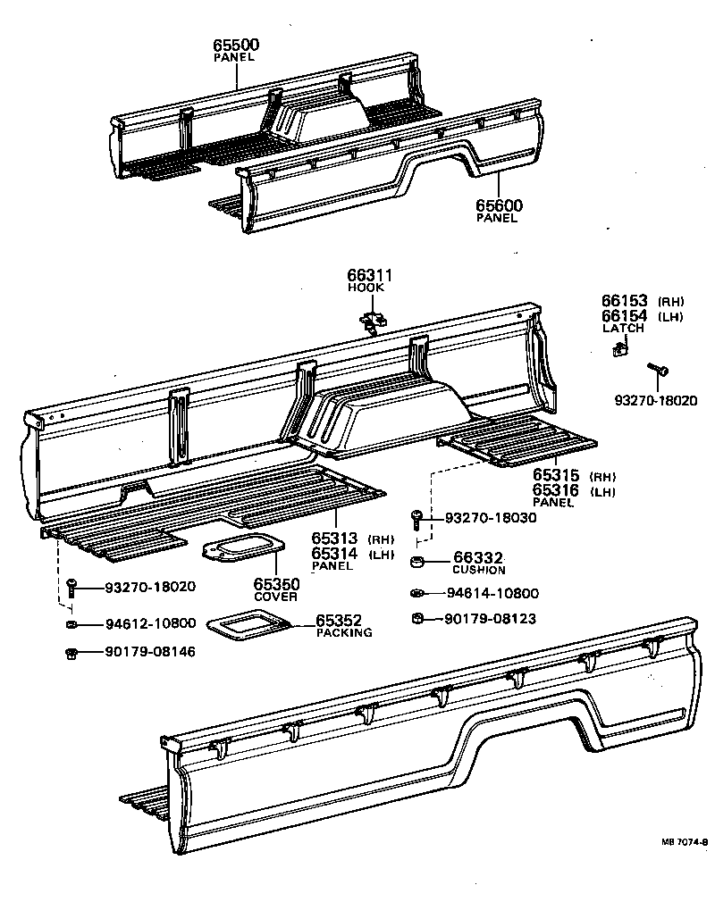  DYNA |  REAR BODY SIDE PANEL