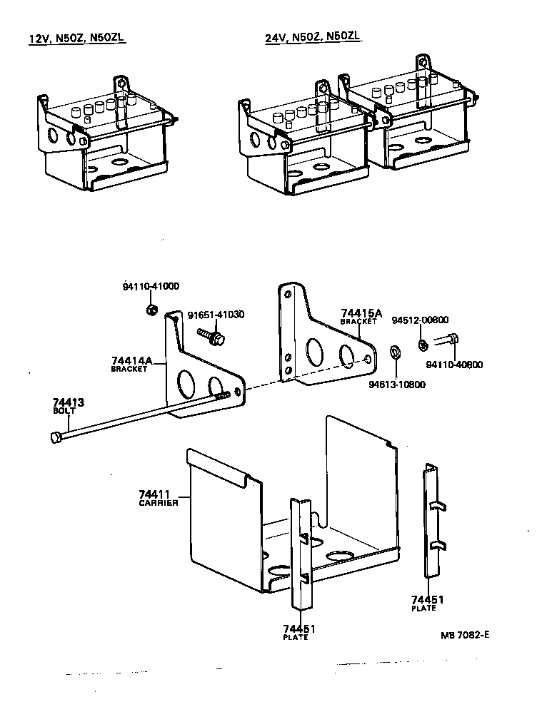  DYNA |  BATTERY CARRIER