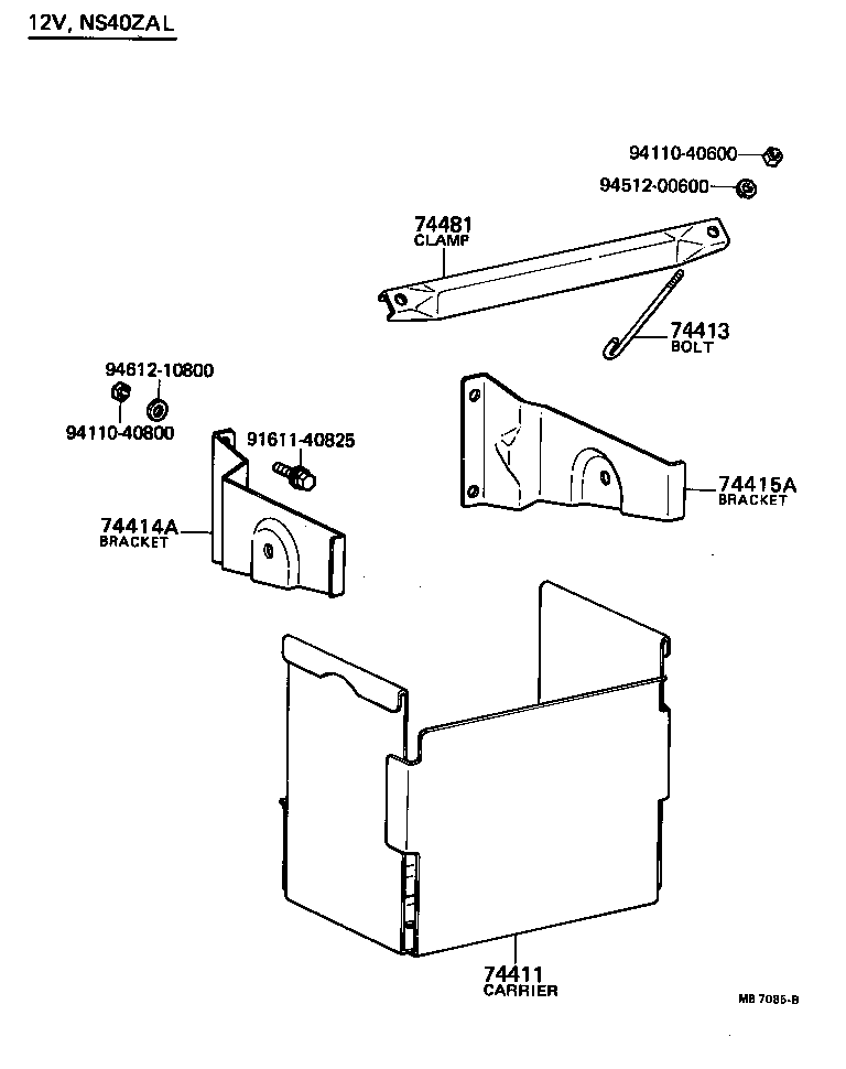  DYNA |  BATTERY CARRIER