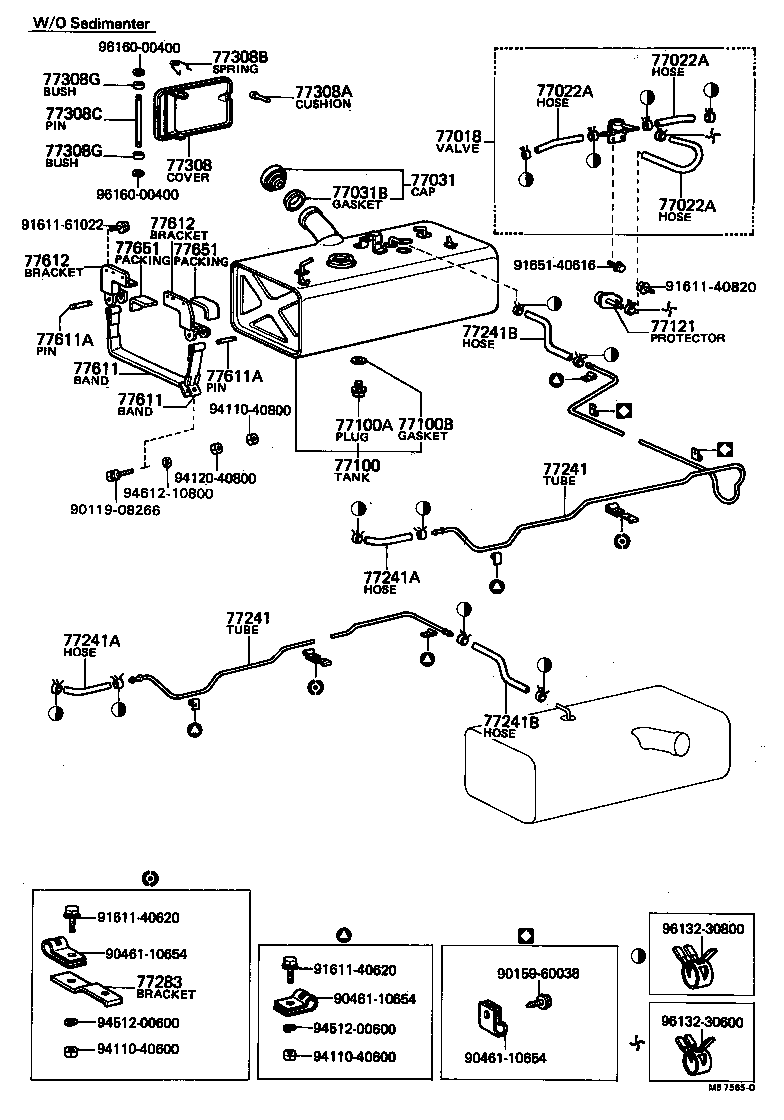  COASTER |  FUEL TANK TUBE