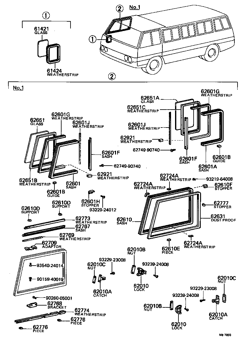  COASTER |  SIDE WINDOW