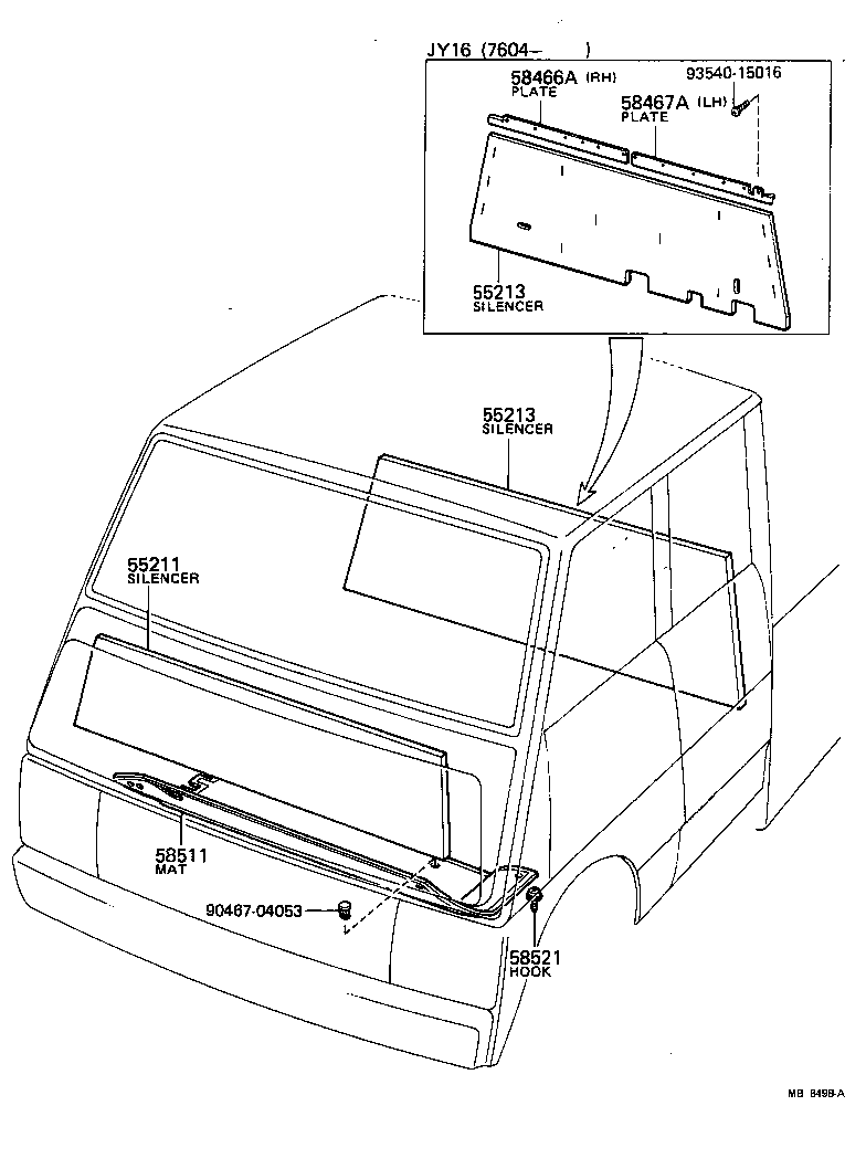  TOYOACE |  FLOOR MAT SILENCER PAD