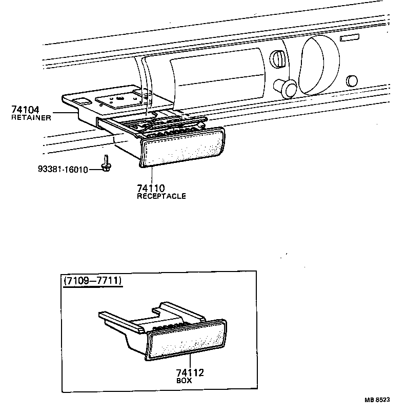  TOYOACE |  ASH RECEPTACLE