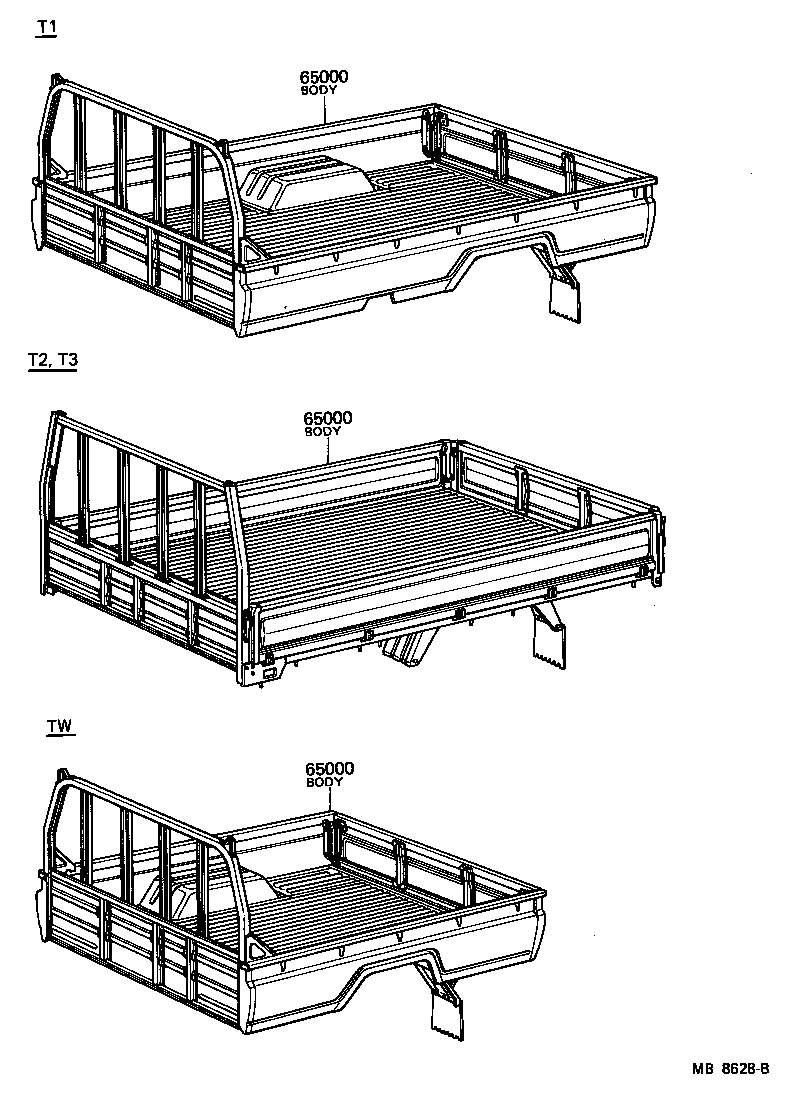  TOYOACE |  REAR BODY ASSEMBLY