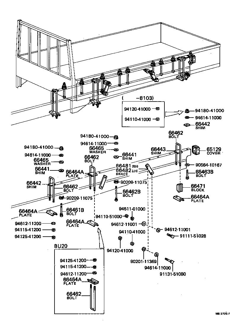  DYNA |  REAR BODY MOUNTING