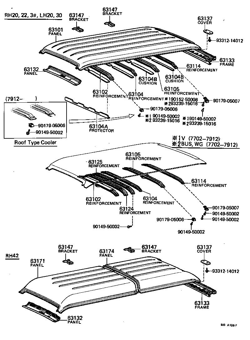  HIACE |  ROOF PANEL BACK PANEL