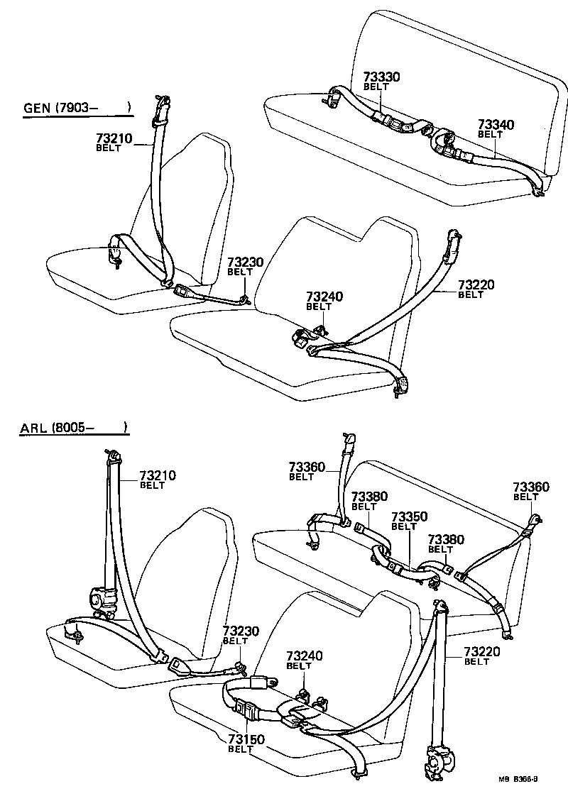  TOYOACE |  SEAT BELT