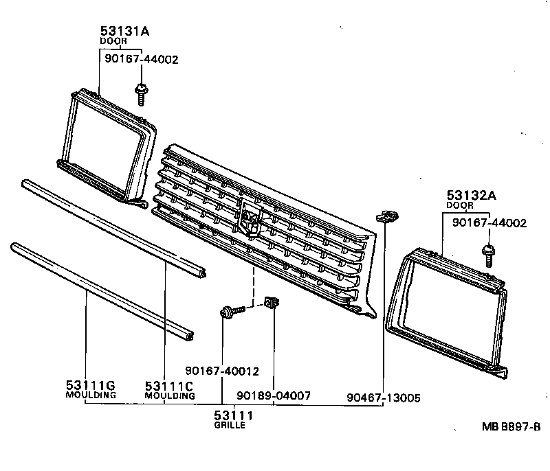  CRESSIDA |  RADIATOR GRILLE