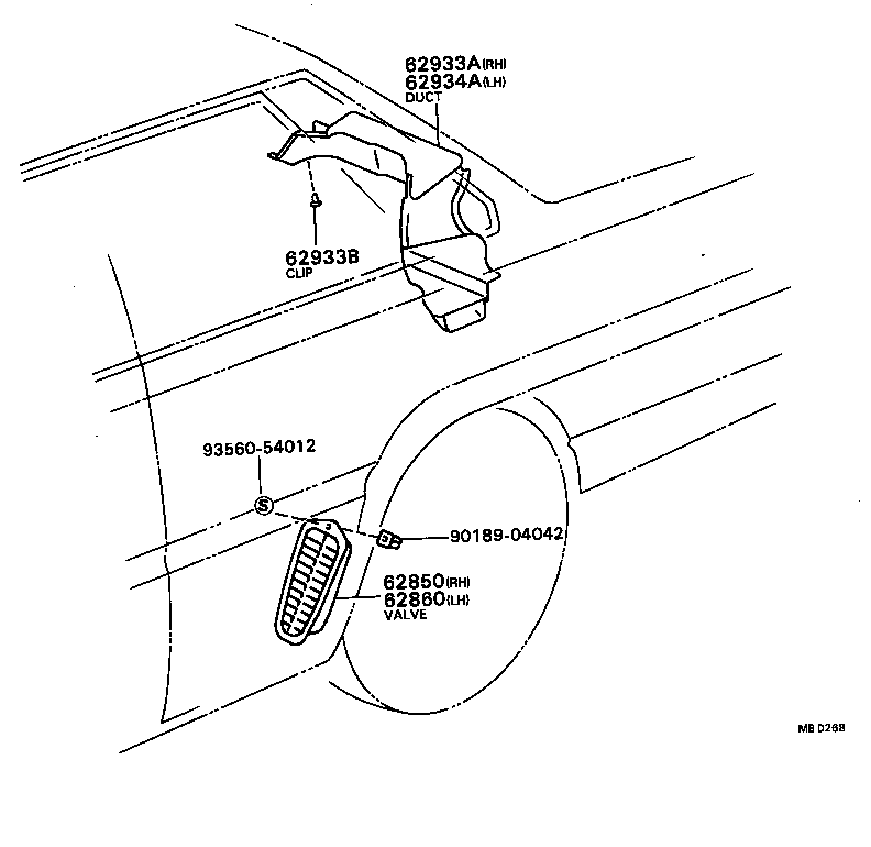  CAMRY |  ROOF SIDE VENTILATOR