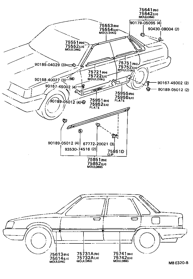  CAMRY |  SIDE MOULDING