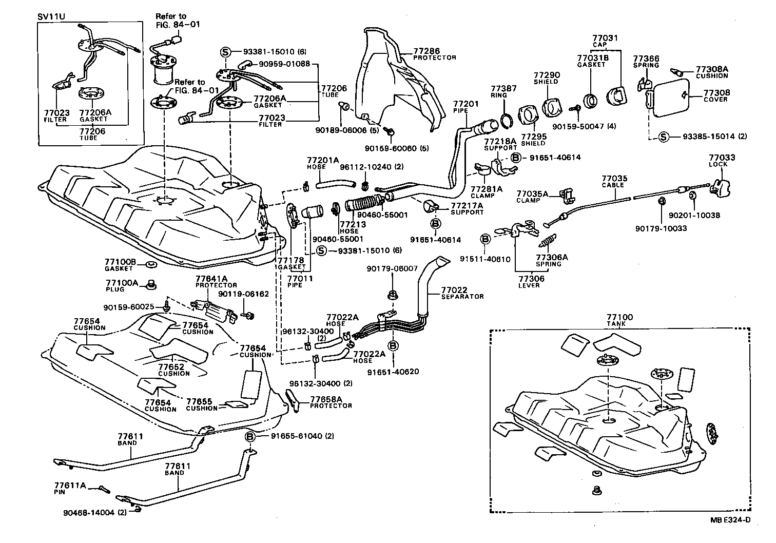  CAMRY |  FUEL TANK TUBE