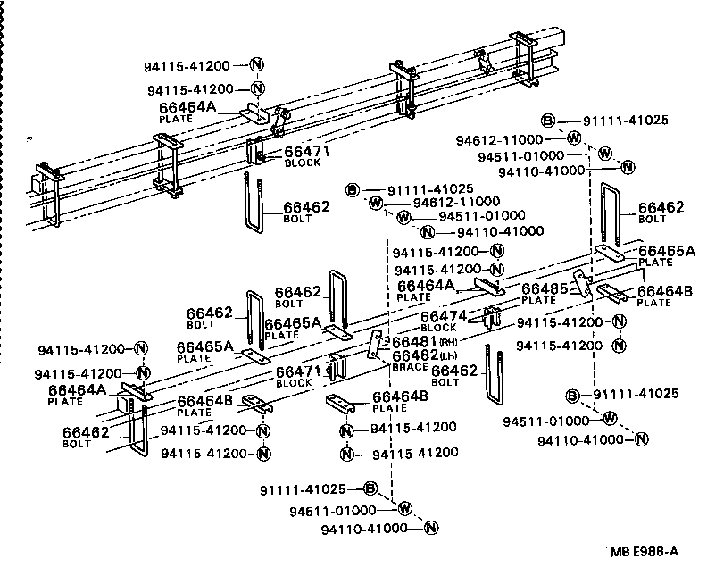  DYNA |  REAR BODY MOUNTING