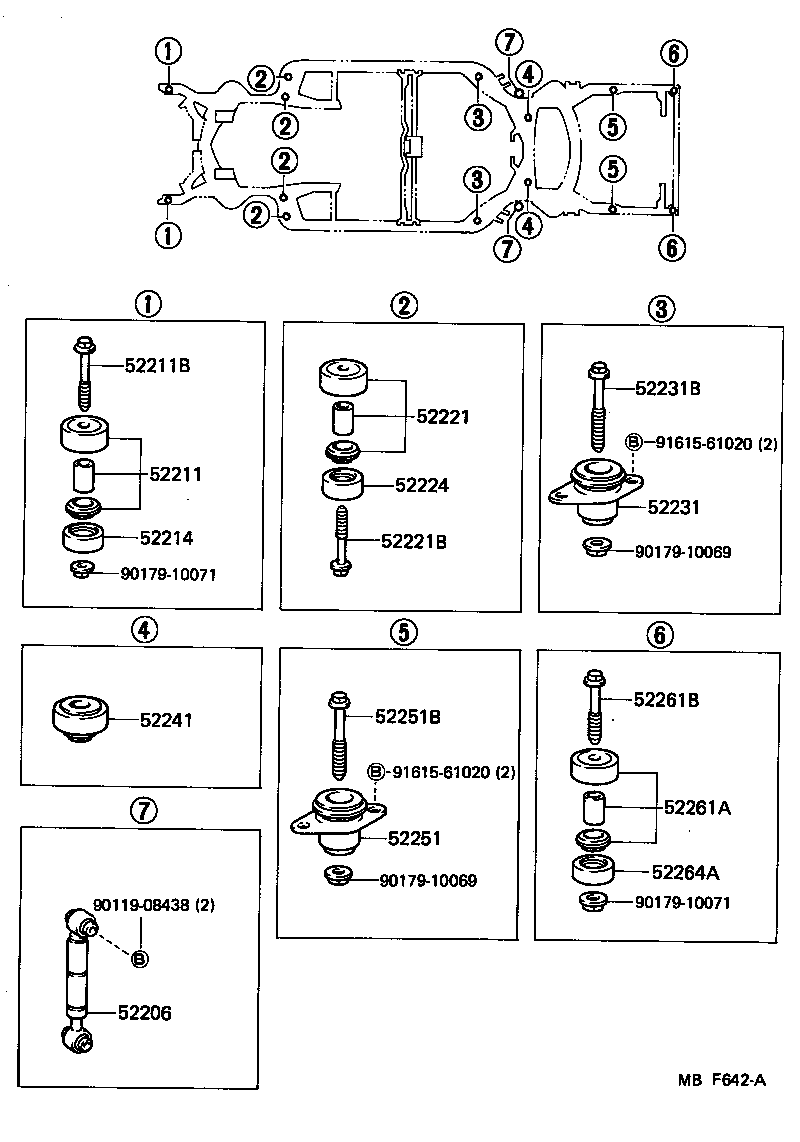  CROWN |  BODY MOUNTING