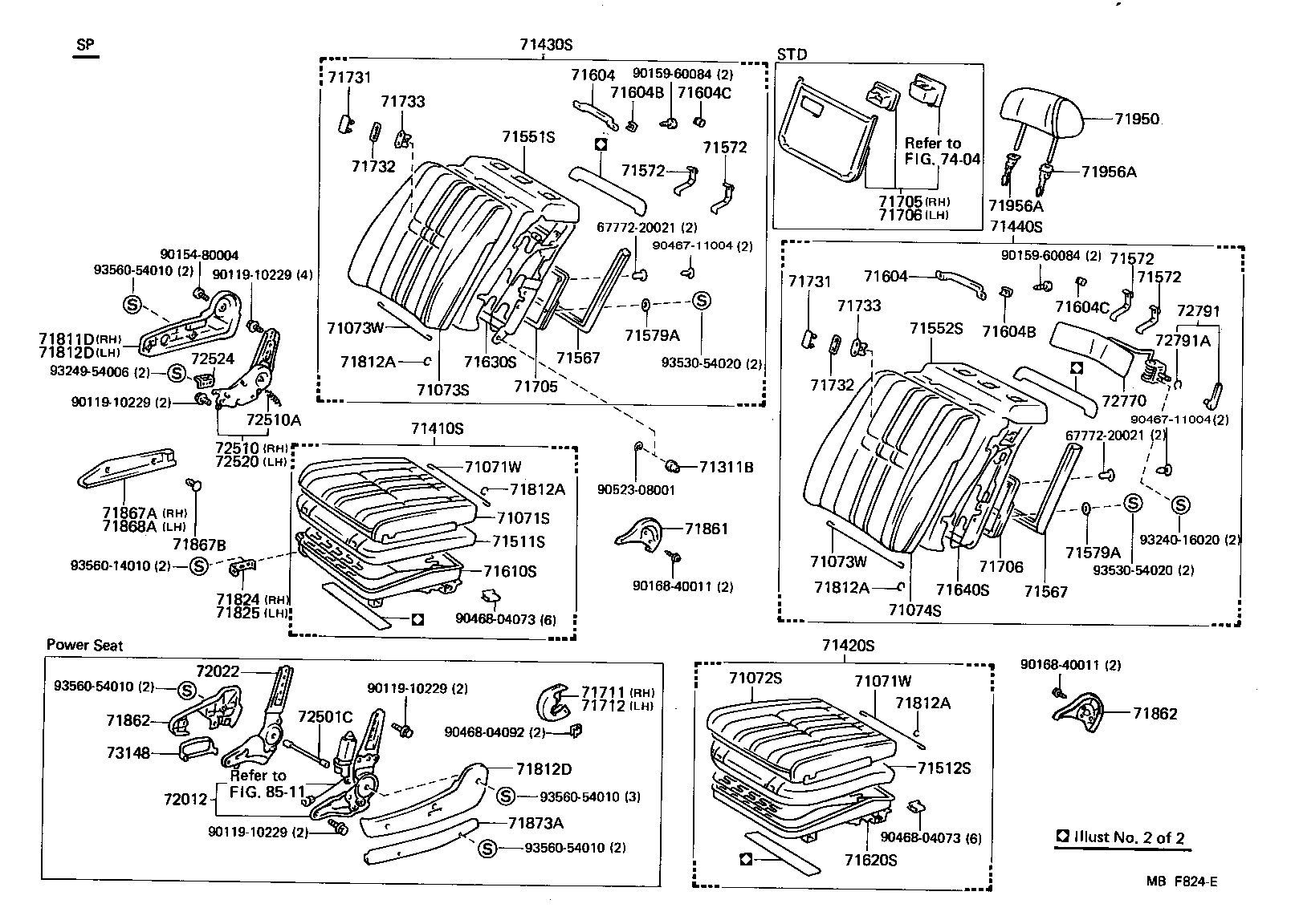  CROWN |  FRONT SEAT SEAT TRACK